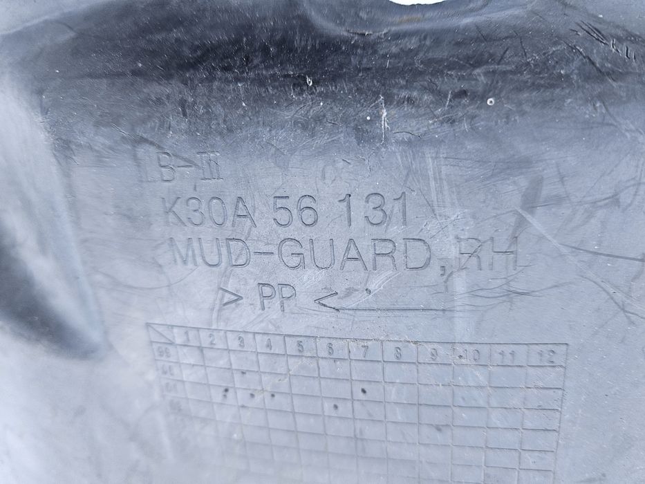 Kia Rio prawe przednie nadkole