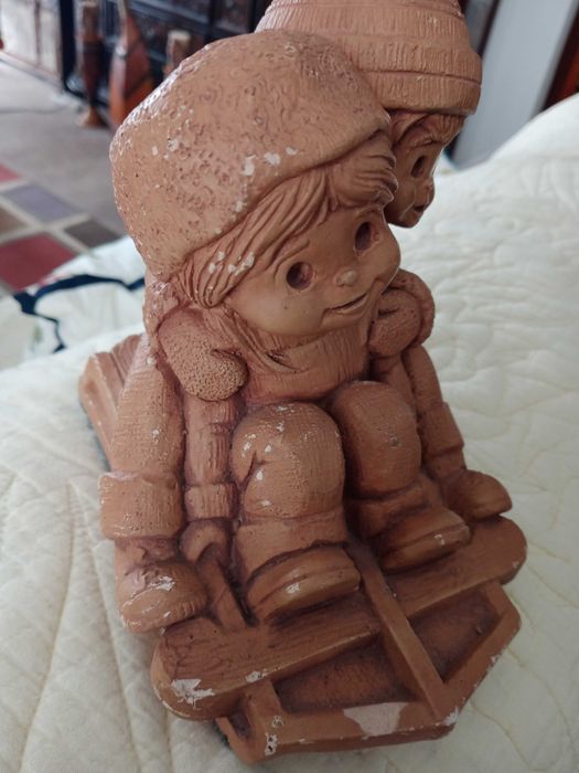 figurka vintage gliniana