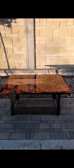 Стол дерево в стиле лофт