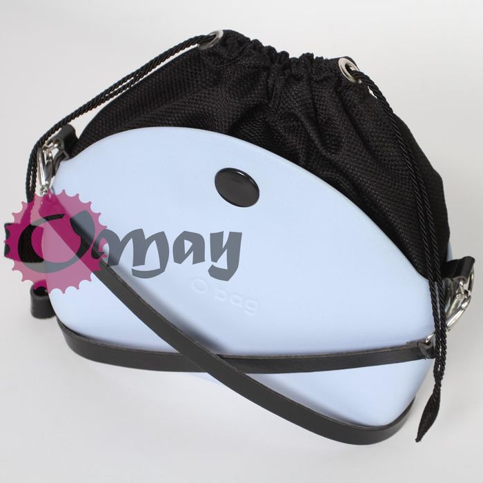 organizer OBAG MOON LIGHT czarny struktura elegancka 2 kieszenie OMAY