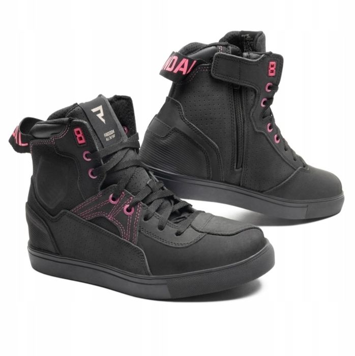 Buty motocyklowe damskie REBELHORN VANDAL II LADY BLACK/PINK r.37