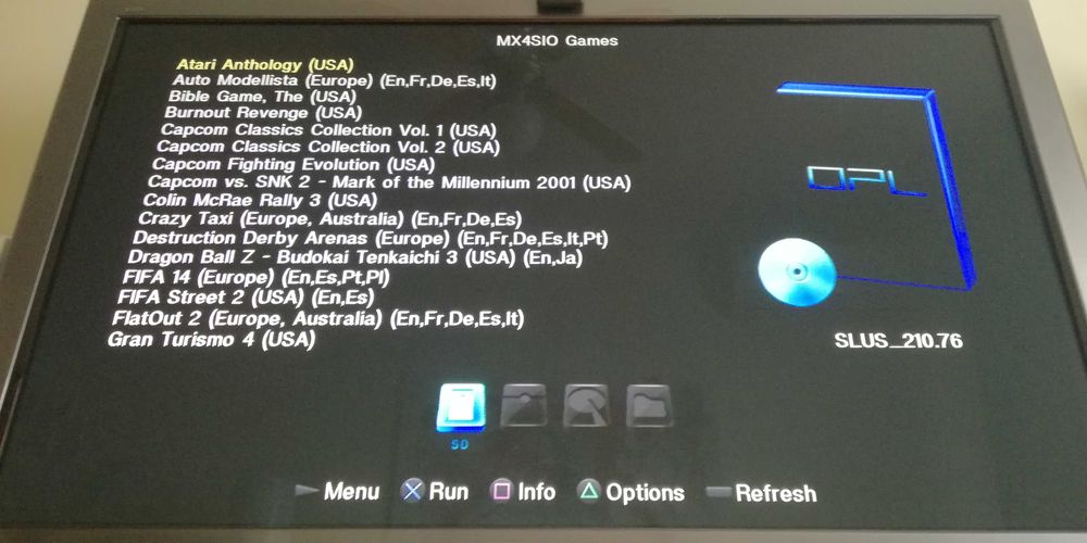 Playstation 2 PS2 Slim HDMI Free Mcboot MX4SIO Blueretro Soft Mod