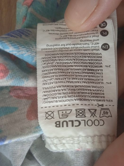 Legginsy 3/4 spodnie spodenki Cool Club 2 pack r. 74