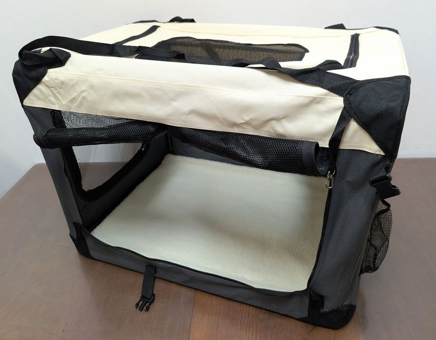 Kerbl Pet Transporter dla Psa Journey L 81x58x58cm Szaro-beżowy - Po Zwrocie