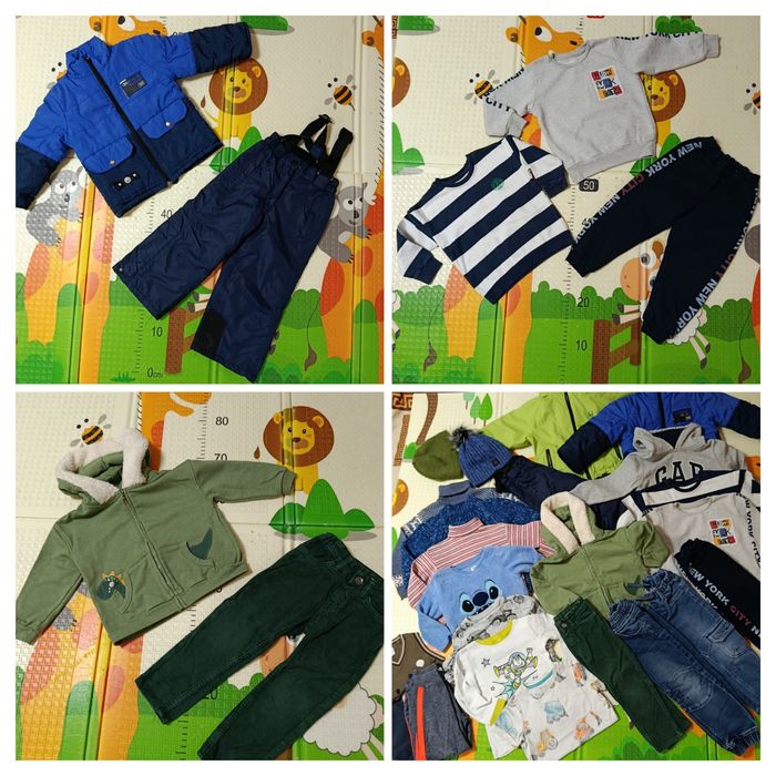 Пакет теплих речей для хлопчика 3-4 роки - 575 грн.