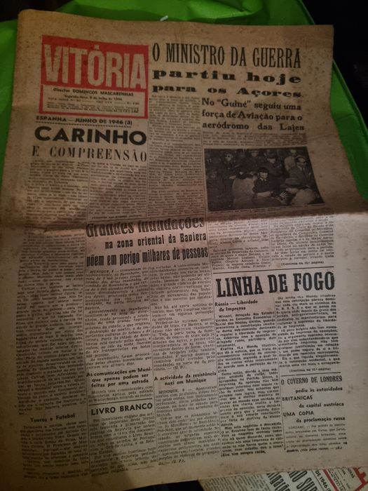 Revistas e jornais antigos - Cavaleiro Andante - Cine Mundial - Enciclopédia Bloch - Armorial do Ultramar Português