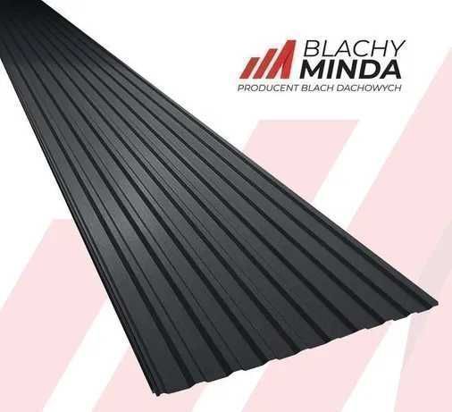 T18, Blacha trapezowa grafitowa 7016!  NA WYMIAR!