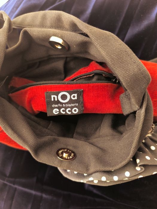 Noa Ecco. Mala bombazona e algodão. Linda. Cor de tijolo