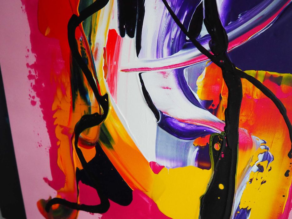 Obraz nowoczesny abstrakcja 70cm x 100cm "VALENTINO"