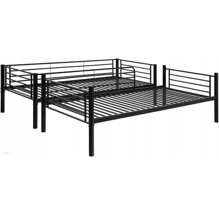 Двоповерхове металеве ліжко ікеа 200*90 з матрацами або без