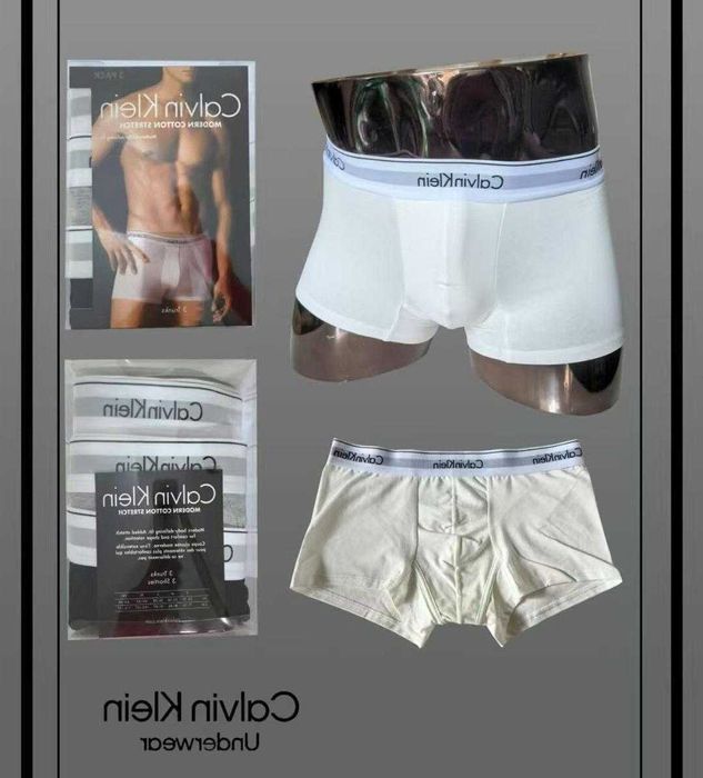 Majtki bawełniane Calvin Klein męskie – 3 sztuki, pastelowe kolory