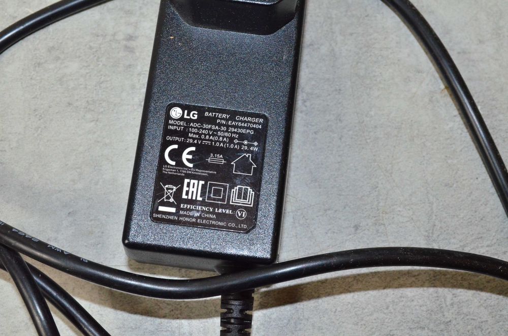 Zasilacza do odkurzacza pionowego LG CordZero A9K ULTRA1B