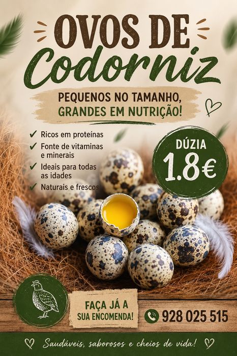 Ovos de codorniz