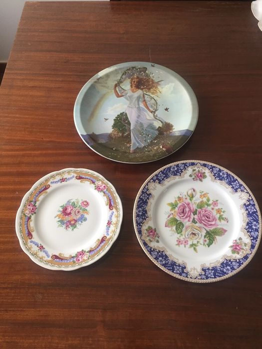 Pratos de decoracao antigos