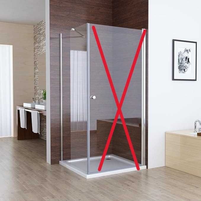 Ścianka boczna do kabiny prysznicowej MIQU 90 x 185 cm