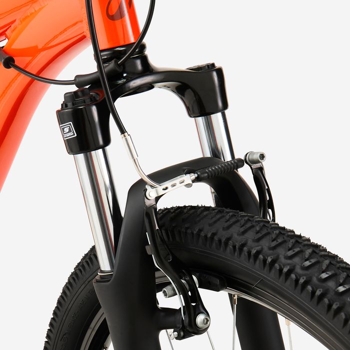 Bicicleta BTT EXPL 500 26" 9-12 Anos Laranja
