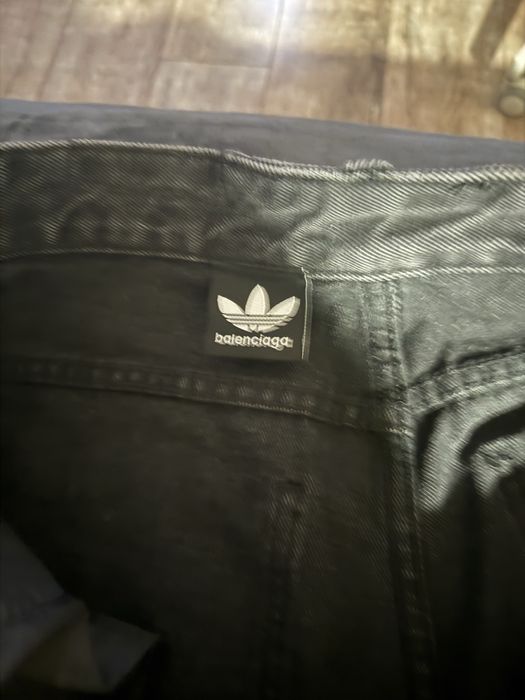 джинсы adidas x balenciaga