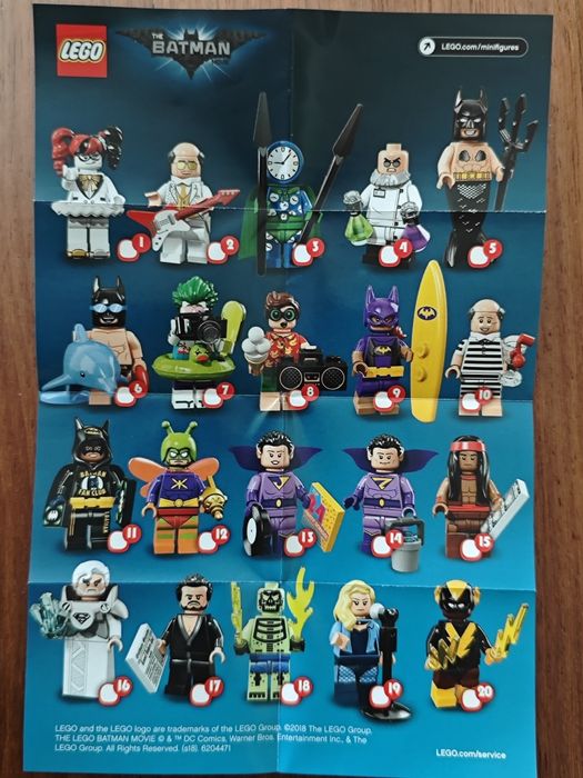 Minifiguras Lego Original Batman Movie Dc Herois Marvel Studios