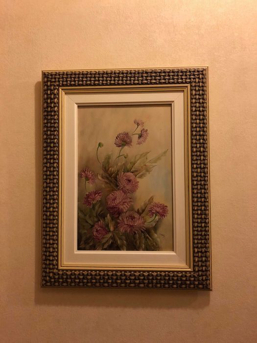 Quadro - Pintura óleo sobre cerâmica