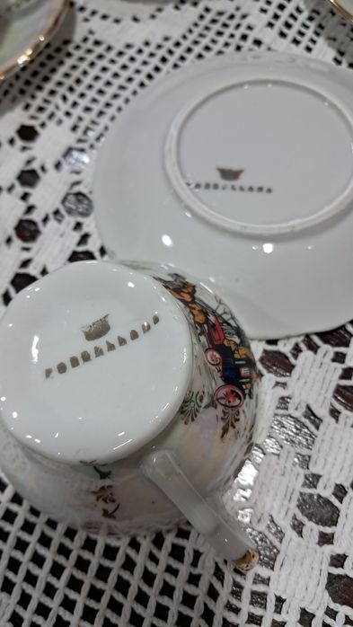 Serviço de chá antigo