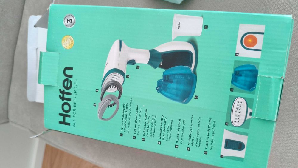 Vaporizador de Vestuário Hoffen — NOVO, nunca usado