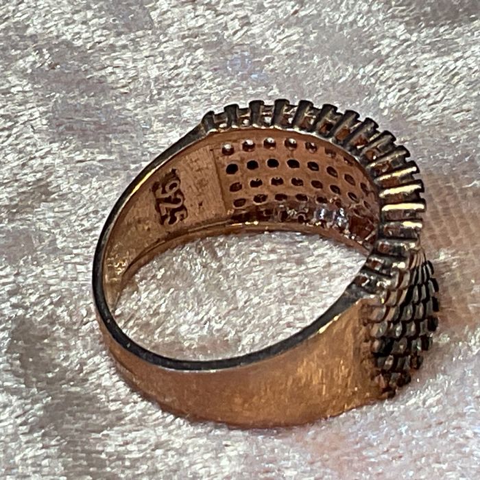 Anel prata 925 medi de 17,5 m