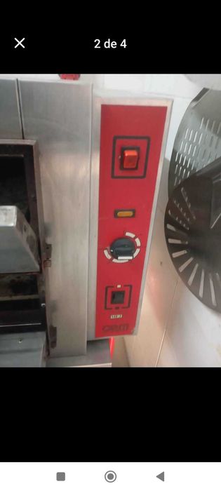 Forno pizza industrial a funcionar muito bem