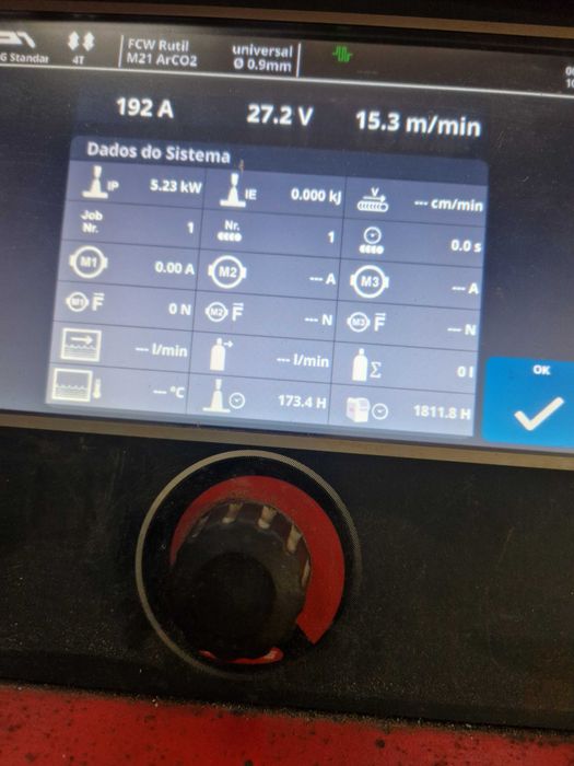 Máquina de Soldar Fronius TPS 320i C Pulse 320A MIG/MAG