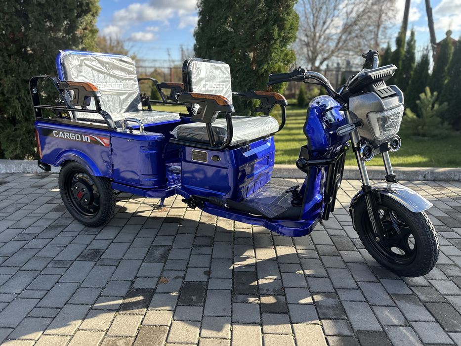 Електричний трицикл вантажо пасажир Crosser Cargo 10