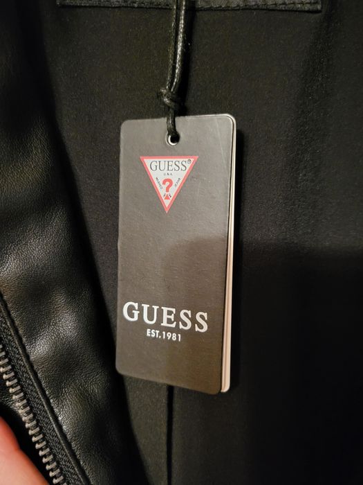 Kurtka damska ze skóry ekologicznej GUESS S