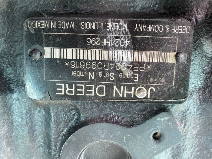 John Deere PE4024R POWER TECH.4024HF295.PE 4024 R.MOTOR.PE.4024.silnik