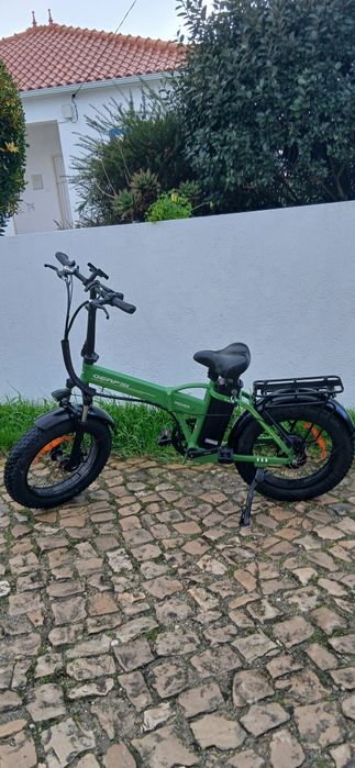 Bicicleta elétrica dobrável roda 20 24" COMO NOVA