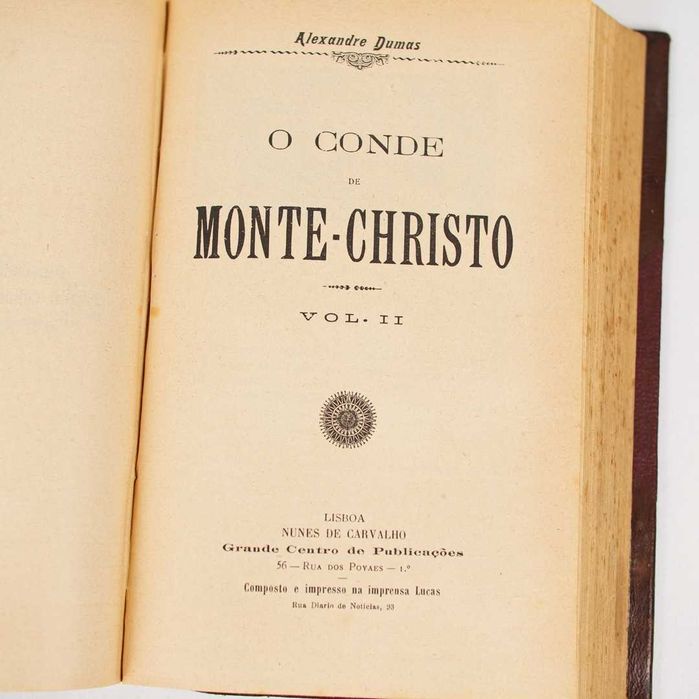 Livros "O Conde de Monte-Christo" - Alexandre Dumas
