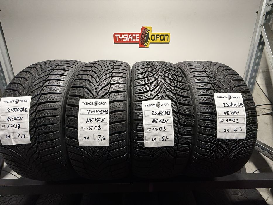 Opony zimowe 235/45/18 Nexen 7,6mm #Z1703