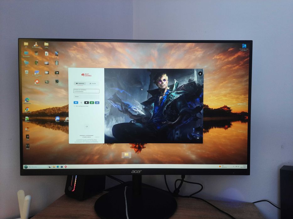 Pc Gamingowy GTX  1650 super i5 9400f 6rdzeni 16Ram DDR4 ledy wifi 250GB SSD HDD 1TB