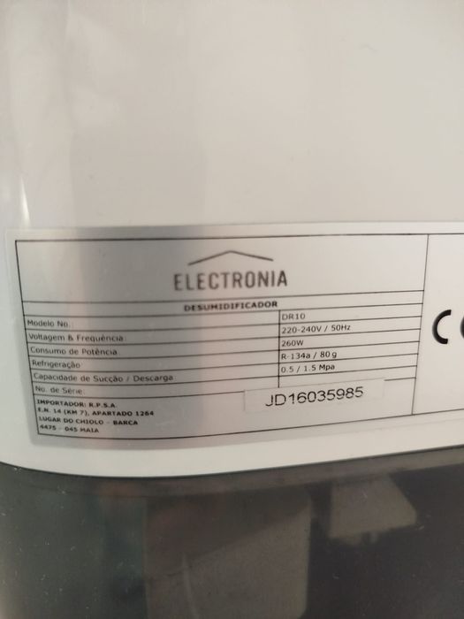 Desumidificador Electronia 260W