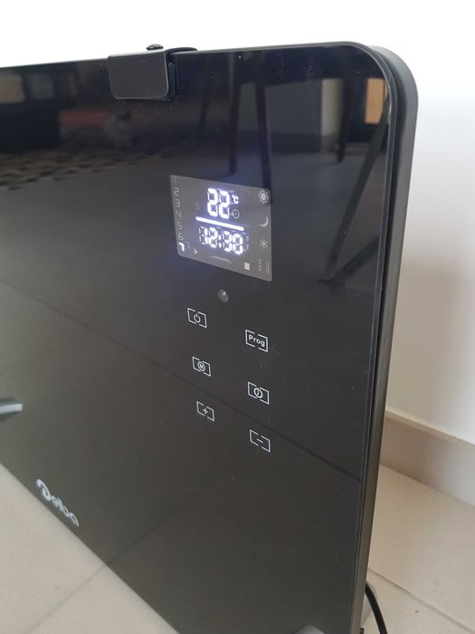 Aquecedor Convector: design moderno, temporizador,  protector térmico.