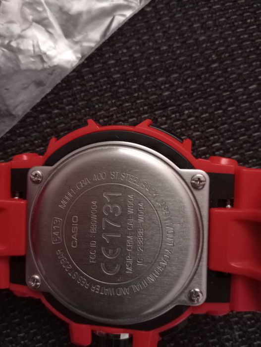 DESCIDA DE PREÇO Relógio Casio G-Shock Bluetooth Vermelh GBA-400-4AER.