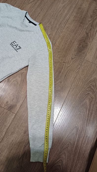 Світшот кофта батнік чоловічий підлітковий котоновий сірий розмір S