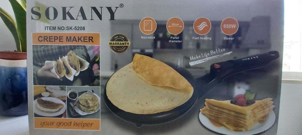 Maquina crepes nova
