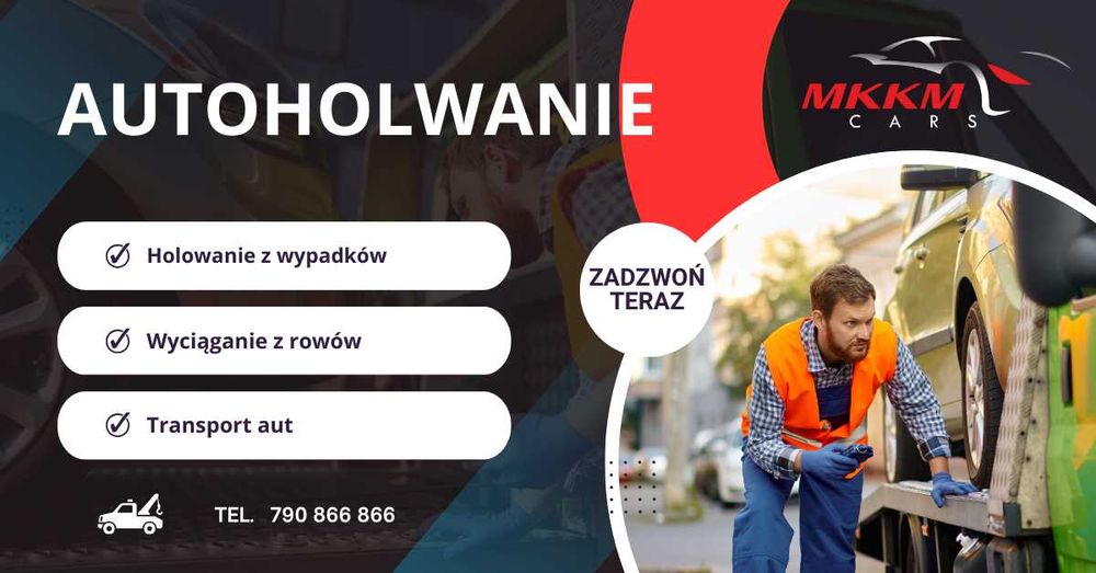 Wypożyczalnia, wynajem aut. Autoholowanie, Pomoc drogowa , Transport