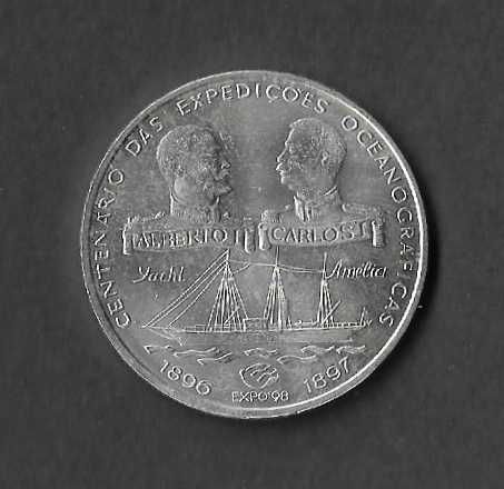 Moeda de 1000 escudos. Portugal 1997