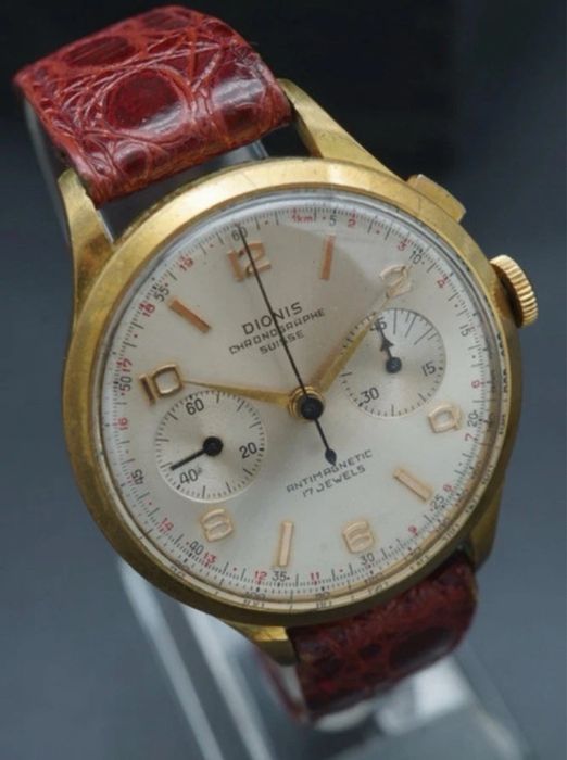 Cronografo landeron 48 ,Dionis swiss made ,raridade ,otimo coleccionadores