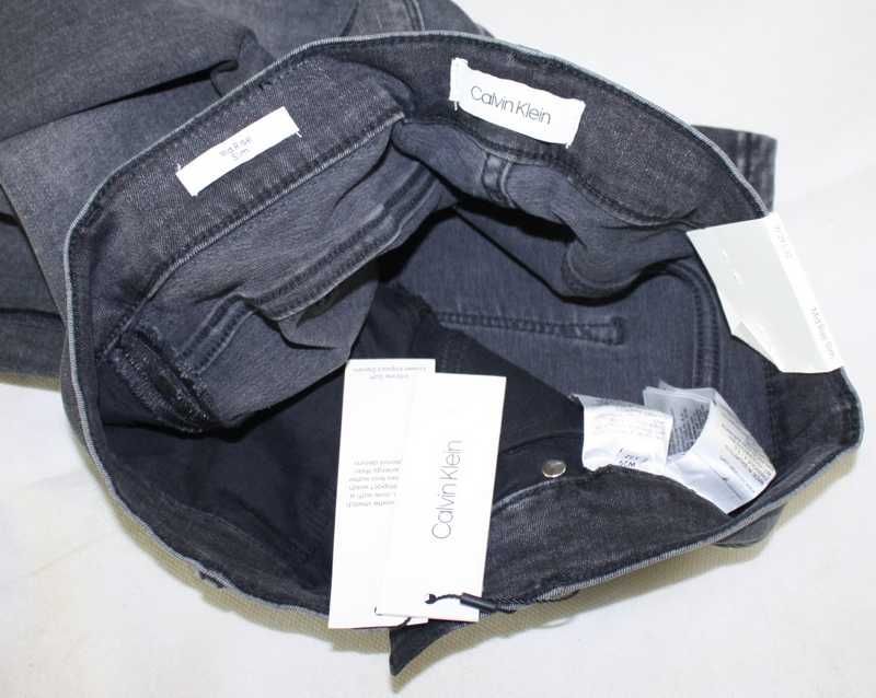 Jeansy Calvin Klein -Slim damskie K20K202499 czarne nowe oryg. W29/L32