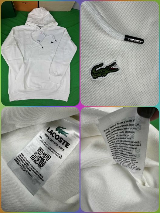 Bluza męska karl armani premium lacoste OUTLET  z kapturem