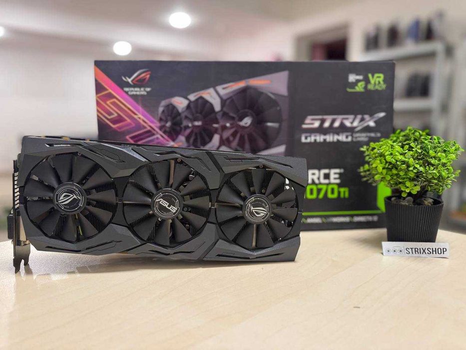 Відеокарта ASUS ROG-STRIX-GTX1070TI-A8G-GAMING Б/в Гарантія 3 міс!