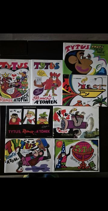 Komiksy Tytus,  Romek i Atomek 8 tomów.