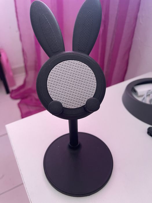 Suporte para telemovel preto