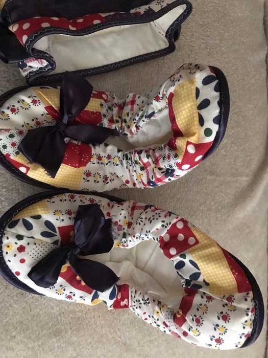 Pantufas com bolsa - Novas