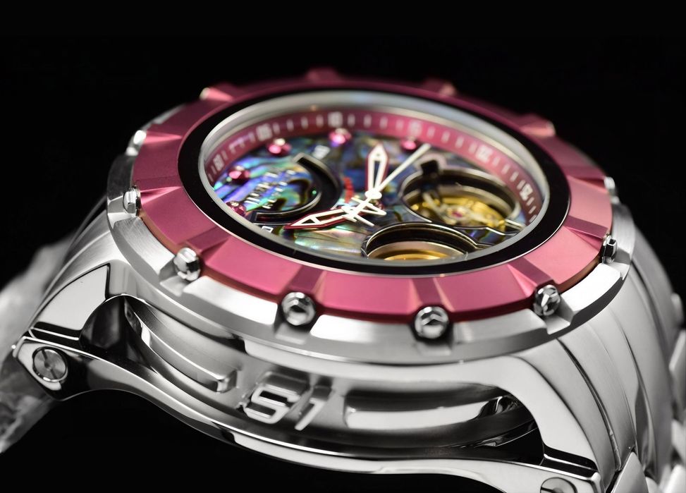 Годинник Invicta Reserve 43229 Automatic Open Heart Abalone 54mm 500MT